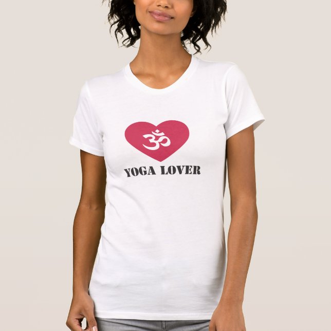 Yogaälskare Tee Shirt (Framsida)