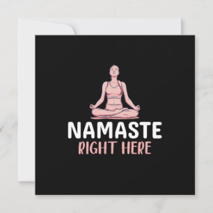 Yogaälskare Yoga Namaste Här Inbjudningar