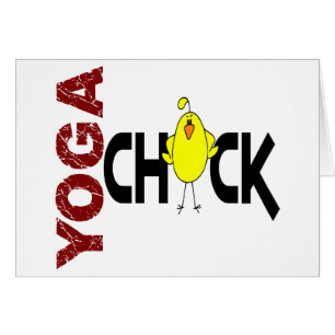 Yogachick 1 hälsningskort