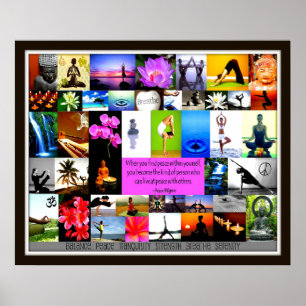 YogaCollage Poster