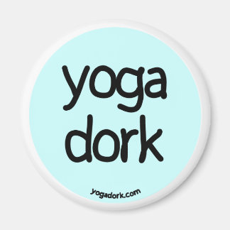 Yogadork magnet lt. teal