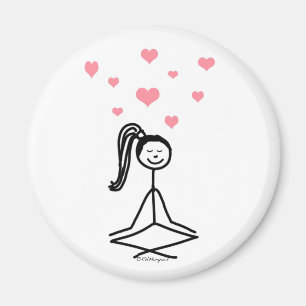Yogaflicka Magnet