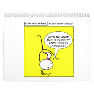 Yogaflickan driver "all årsrunda ", kalender