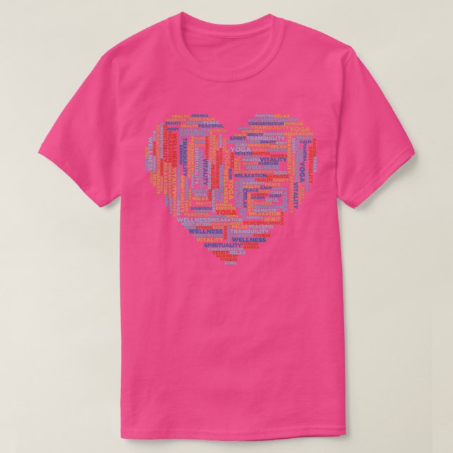 YogaHeartSlappnaTelefonfallMugGift T Shirt (Design framsida)