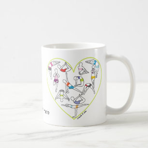 Yogahjärtamugg Kaffemugg