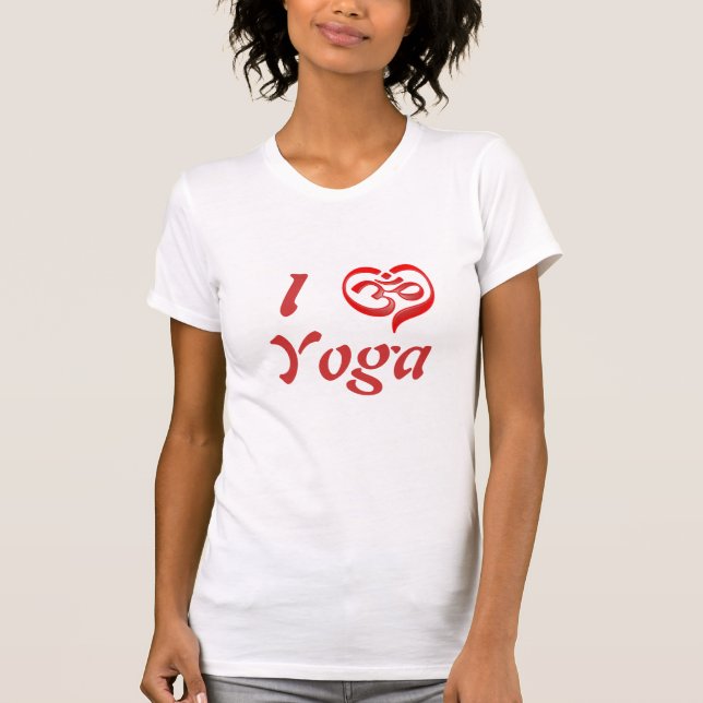 yogahjärtaskjorta tee shirt (Framsida)
