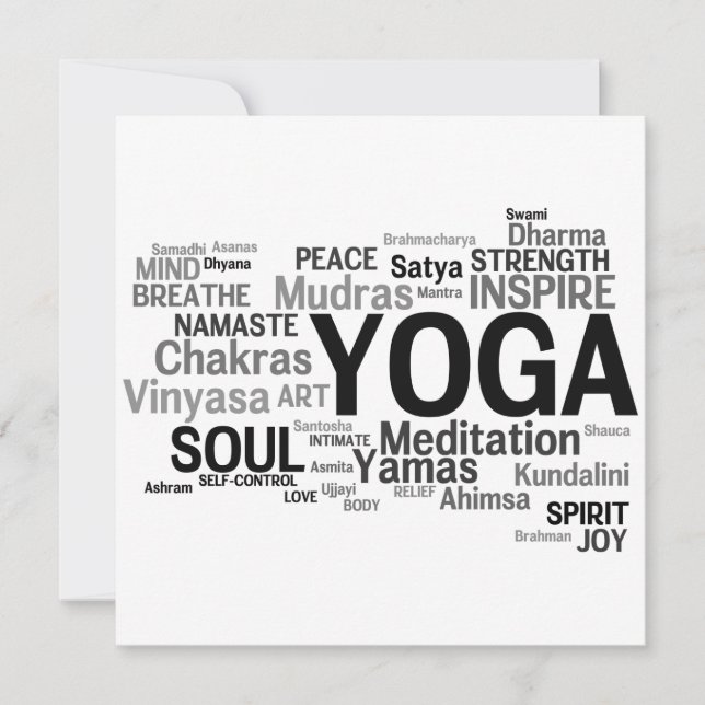 YOGAinbjudan Inbjudningar (Framsida)
