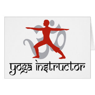 Yogainstruktör Hälsningskort