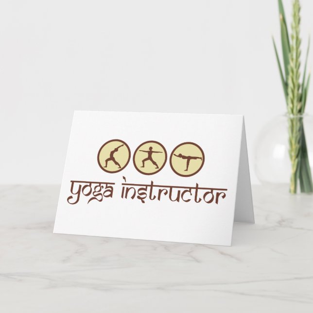 Yogainstruktör Kort (Framsida)