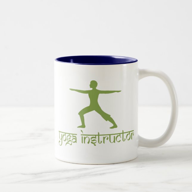Yogainstruktör Två-Tonad Mugg (Höger)
