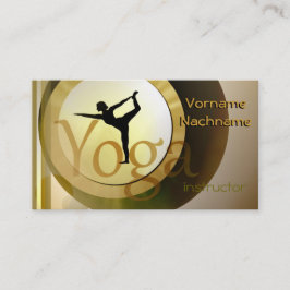 Yogainstruktör Visitkort