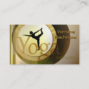 Yogainstruktör Visitkort