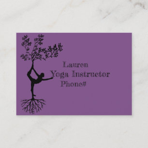 Yogainstruktör Visitkort