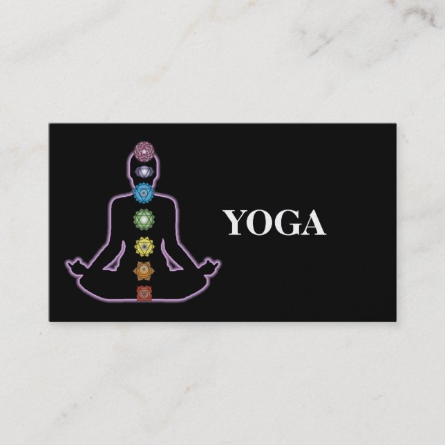 Yogainstruktör Visitkort (Framsida)