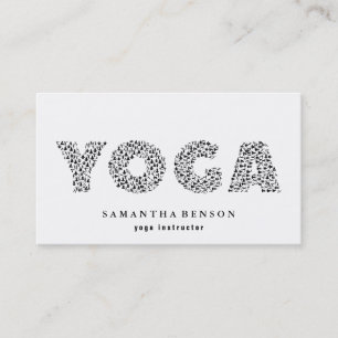 Yogainstruktör Visitkort