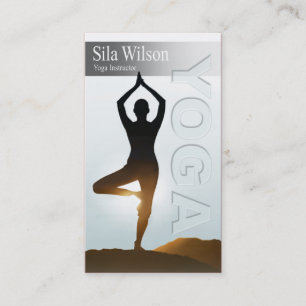 Yogainstruktören, Yoga klassificerar Visitkort
