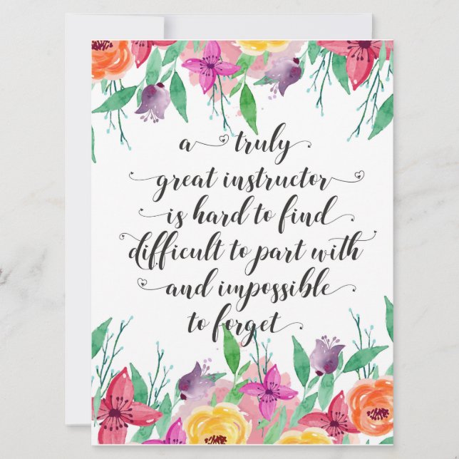 Yogainstruktörs kontorspresent Instruktörs coachni Kort (Framsida)