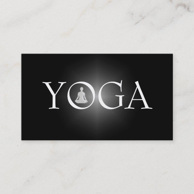 YOGAinstruktörvisitkort Visitkort (Framsida)