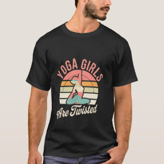 Yogajäntor är Twisted Motion Meditation Skämt T Shirt