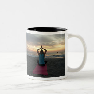 yogakaffemugg Två-Tonad mugg