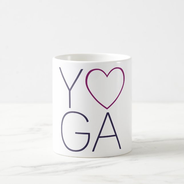 yogakärlek kaffemugg (Center)