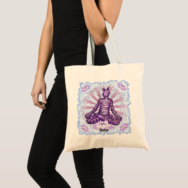 Yogakatt Tygkasse (Framsida (produkt))