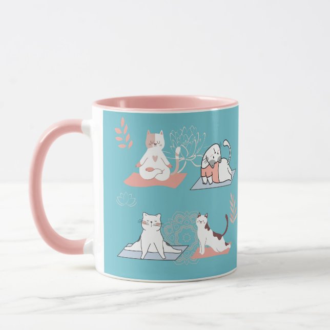 Yogakatter Lotus Mugg (Vänster)