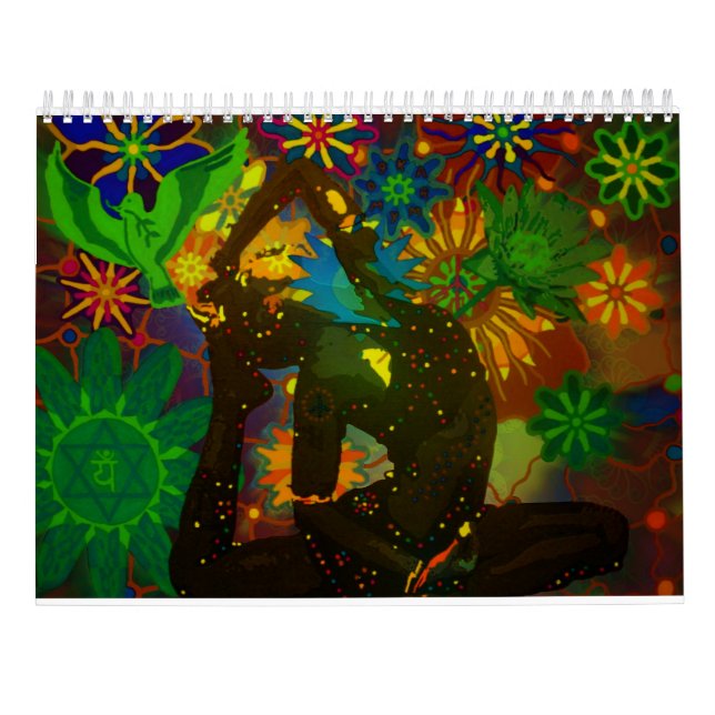 Yogakonstkalender vid Karmym för 2016 Kalender (Baksida)