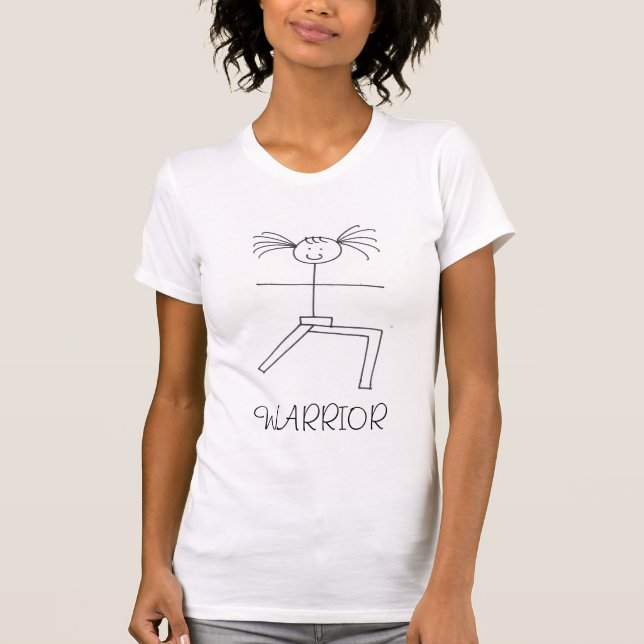 Yogakrigare & gudinna tee (Framsida)