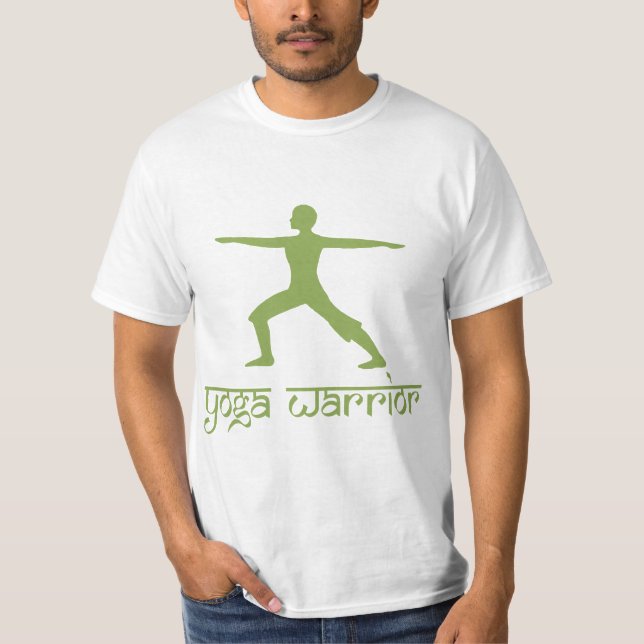 Yogakrigare poserar T-tröja T Shirt (Framsida)
