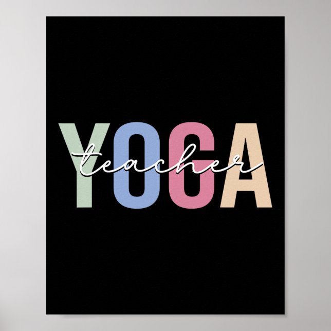Yogalärare Yoga Instruktör  Poster (Framsidan)