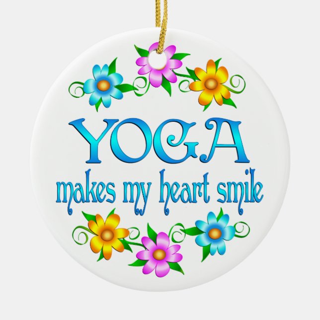Yogaleenden Julgransprydnad Keramik (Framsidan)