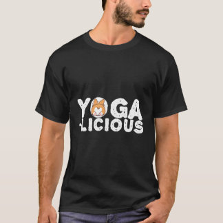 Yogalisk Roligt Cute Yoga Meditation T Shirt