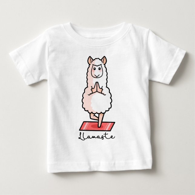 YogaLlama - Llamaste Tee (Framsida)