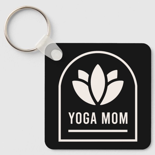 Yogamamma yogi mor nyckelring (Framsida)