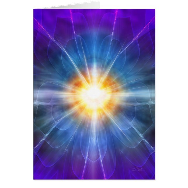 YogaMeditator 9 Hälsningskort (Framsidan)