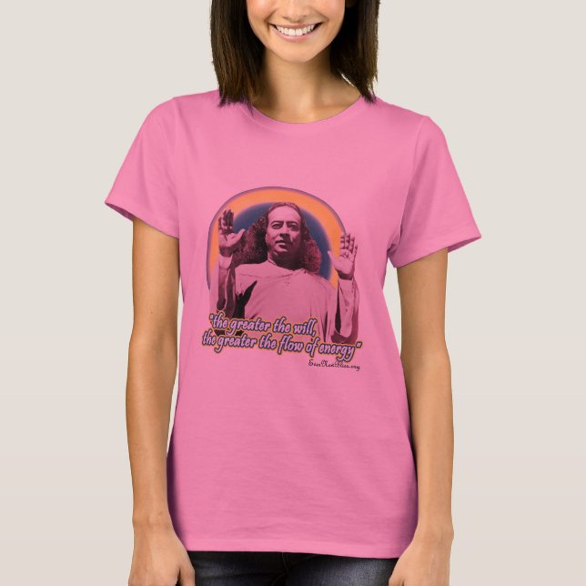 Yogananda kvinna T-tröja PY02 Tee Shirt (Framsida)