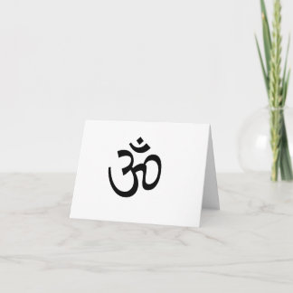 Yogaohm Notecard Kort