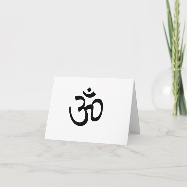 Yogaohm Notecard Kort (Framsida)