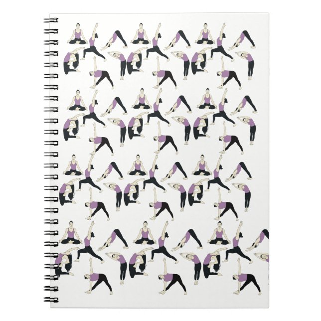Yogaposen Notizbuch – für Ideen in Bewegung Anteckningsbok (Framsidan)