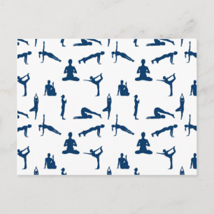 Yogapositioner Vykort