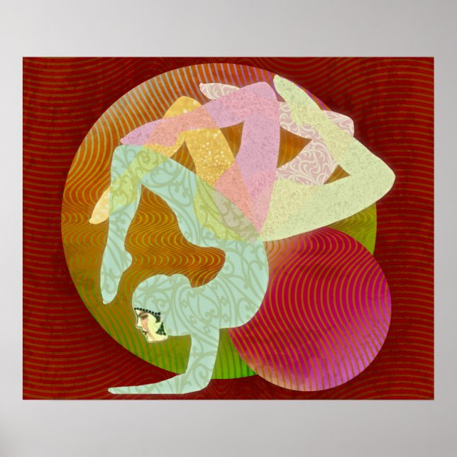 Yogas blomma poster (Framsidan)