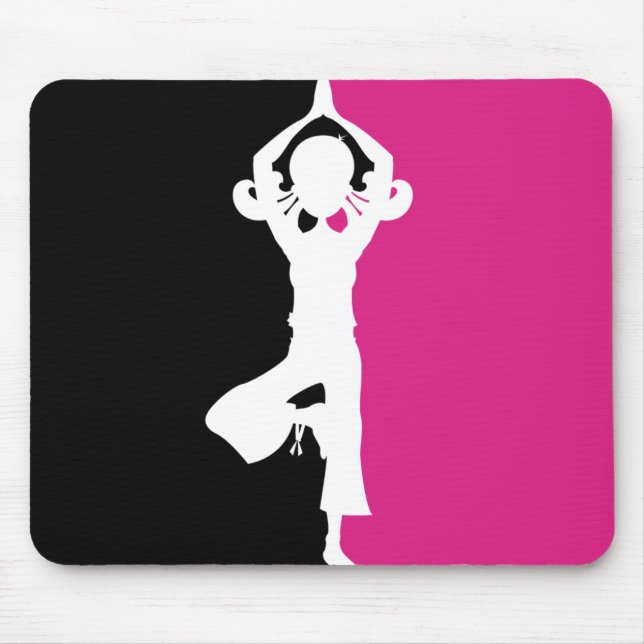 YogaSilhouette Mousepad Musmatta (Framsidan)