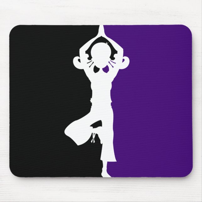 YogaSilhouette Mousepad Musmatta (Framsidan)