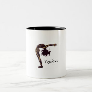 Yogasolhälsning Två-Tonad Mugg