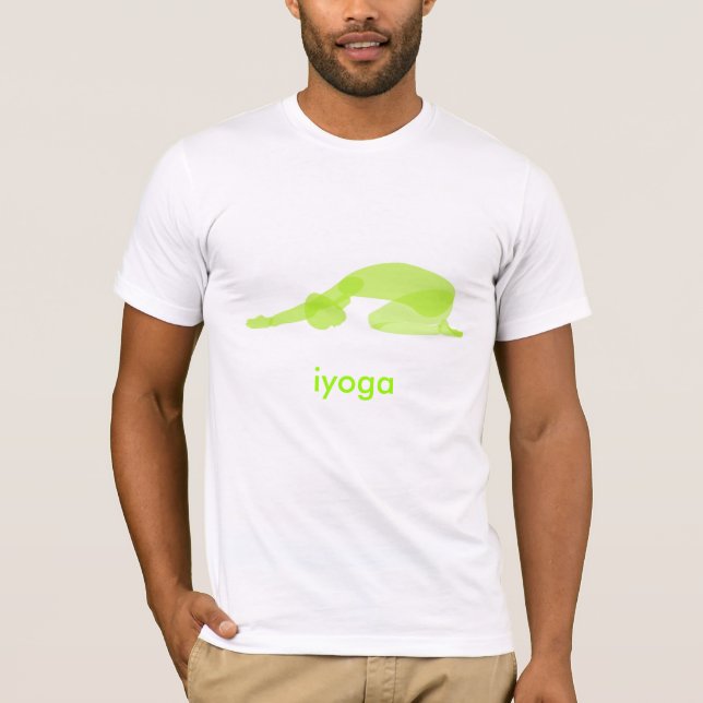Yogaställning, nedåtriktad ställning tee (Framsida)
