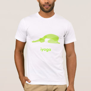 Yogaställning, nedåtriktad ställning tee shirt