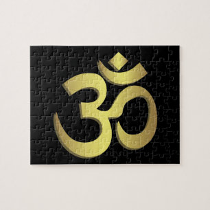 Yogasymbol för Om (Aum) Namaste Pussel
