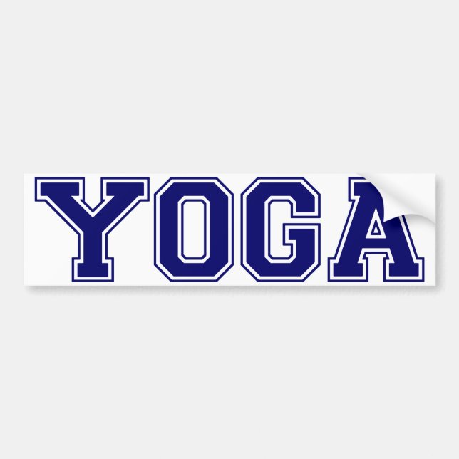 Yogauniversitetenstil Bildekal (Framsidan)