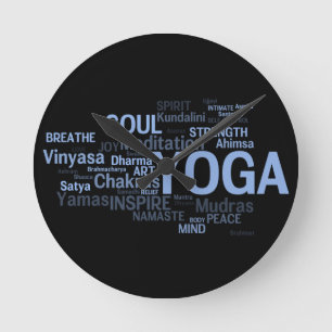 YOGAväggen tar tid på Rund Klocka